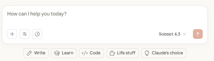 Claude prompt Box Buttons 1