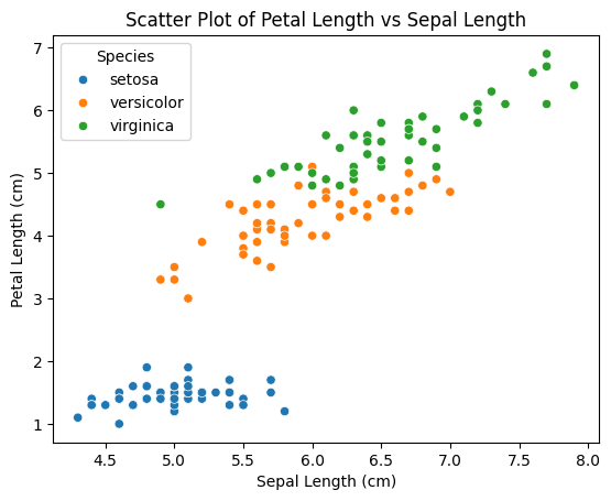 Scatter plot from Generated Python Code